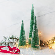 Modern Tree with Green Glitter, XL