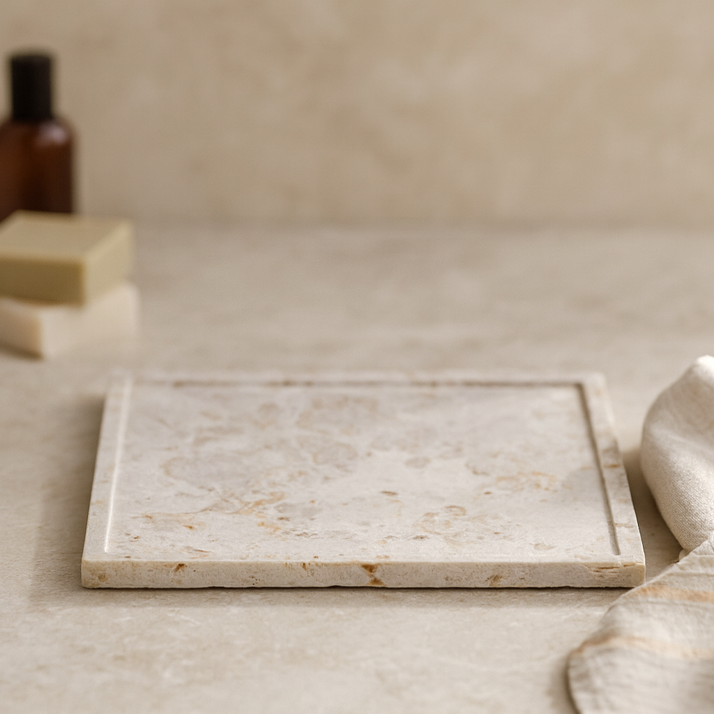 Ataca Marble Square Tray