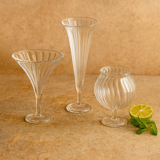 Tulipa Aperitif Glasses, Set of 3