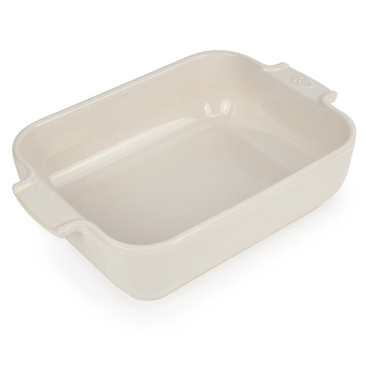 Peugeot Appolia Ceramic 16" Rectangular Baker, Ecru