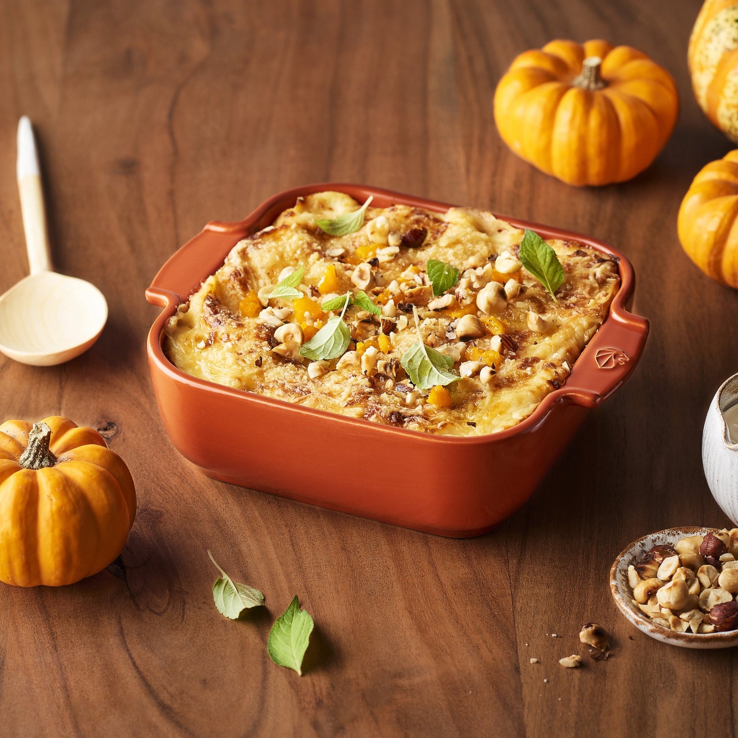 Peugeot Appolia Ceramic 14" Square Baker, Terracotta