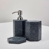 Speckled Cement Soap Dish, Slate