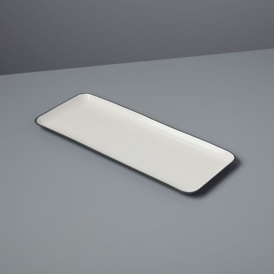 Easton Small Rectangular Platter, Graphite