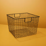 Black Square Wire Basket, Large