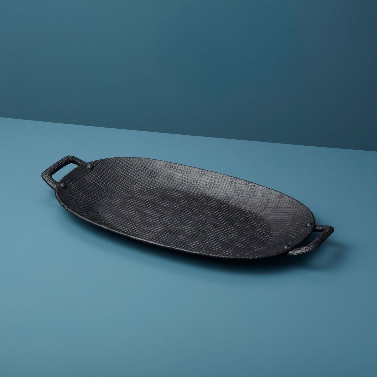 Wallis Aluminum Tray with Handles, Large