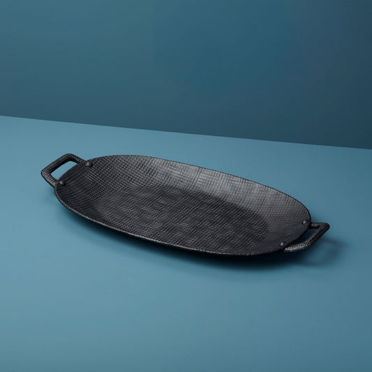 Wallis Aluminum Tray with Handles, Large