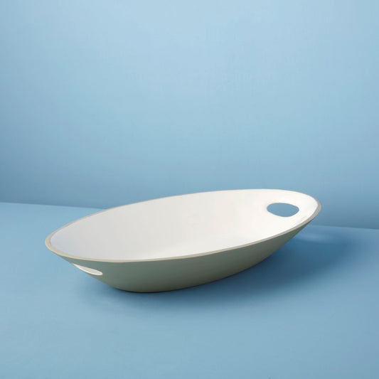 Easton Handled Dish, Dove