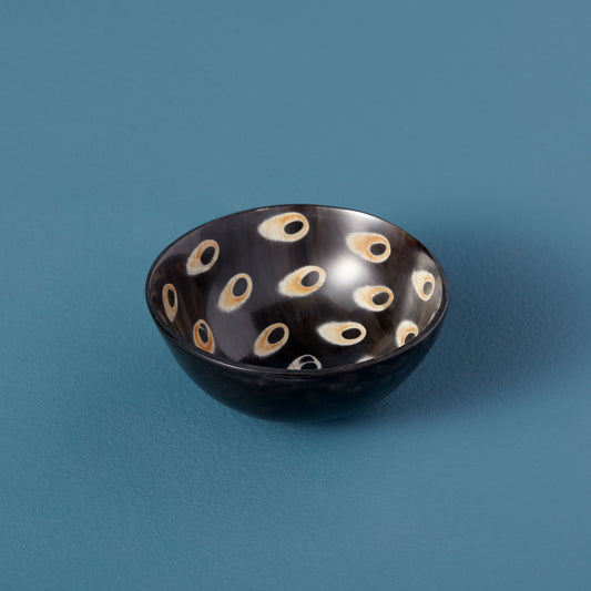 Peacock Horn Bowl, Small Set of 4