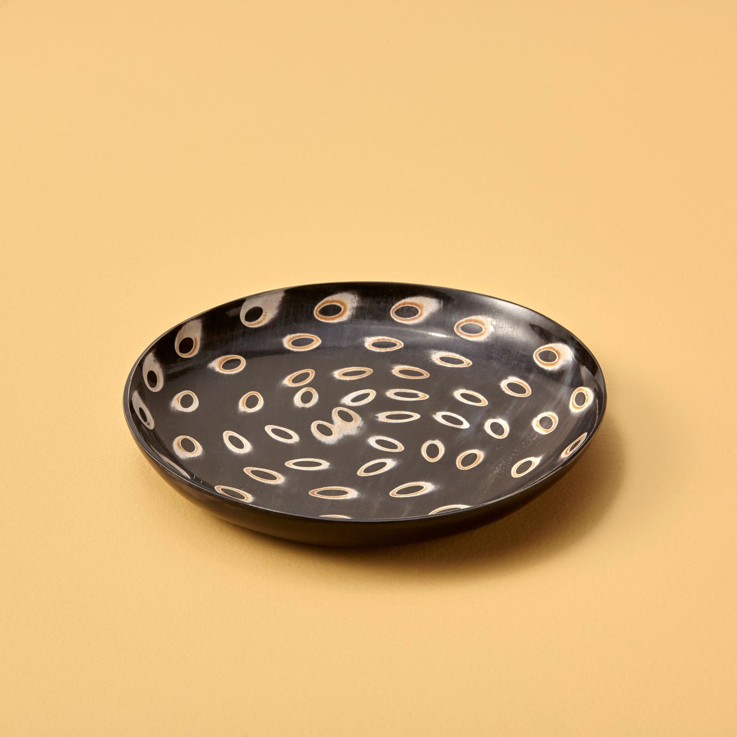 Peacock Horn Plate, Small