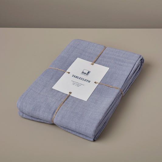 Linen Tablecloth, Chambray