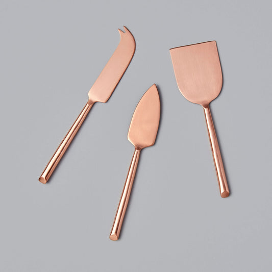 Matte Copper Cheese Set in gift box