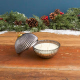 Fireside Onyx Luster Ornament Candle