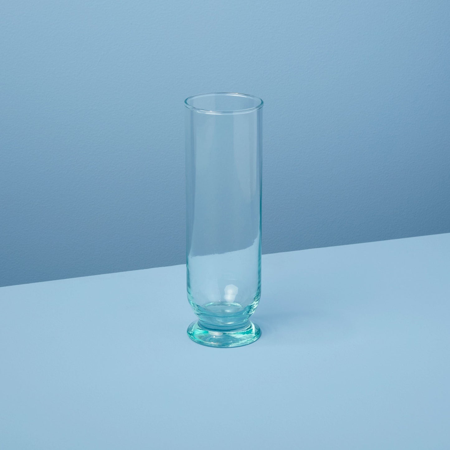 Recycled Glass Footed Champagne