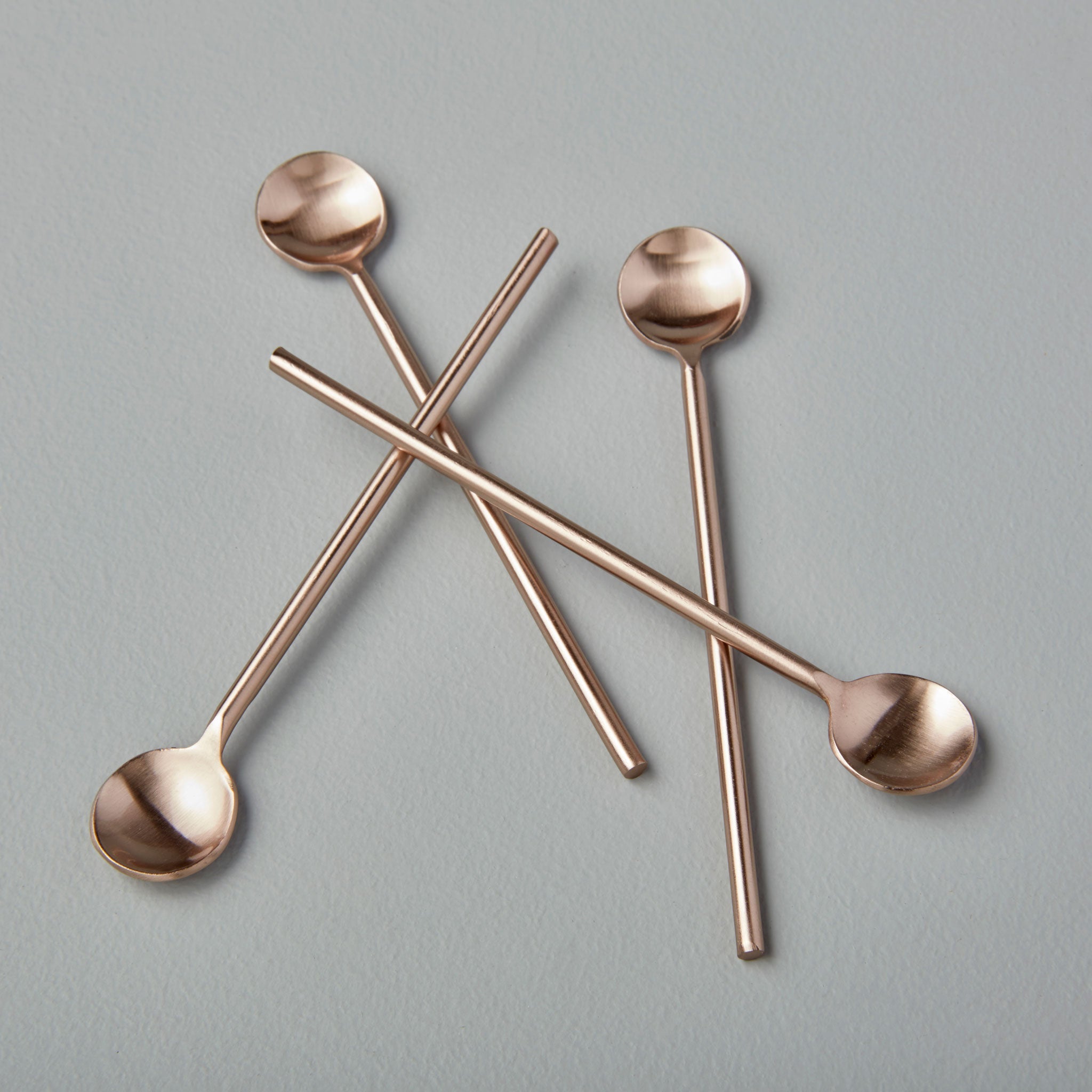 Rose Thin Spoons, Set of 4