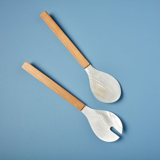 Shell & Bamboo Serving Set