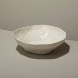 Tam Stoneware Small Serving Bowl, Pearl