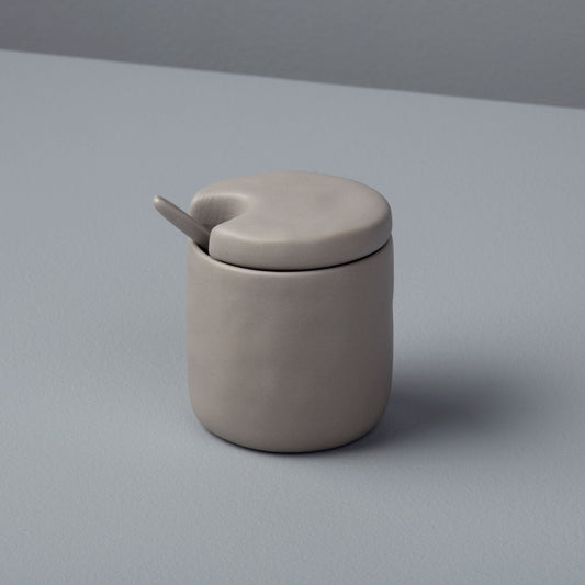 Tam Stoneware Sugar Cellar, Sterling
