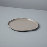 Tam Stoneware Flat Side Plate, Sterling, Set of 4