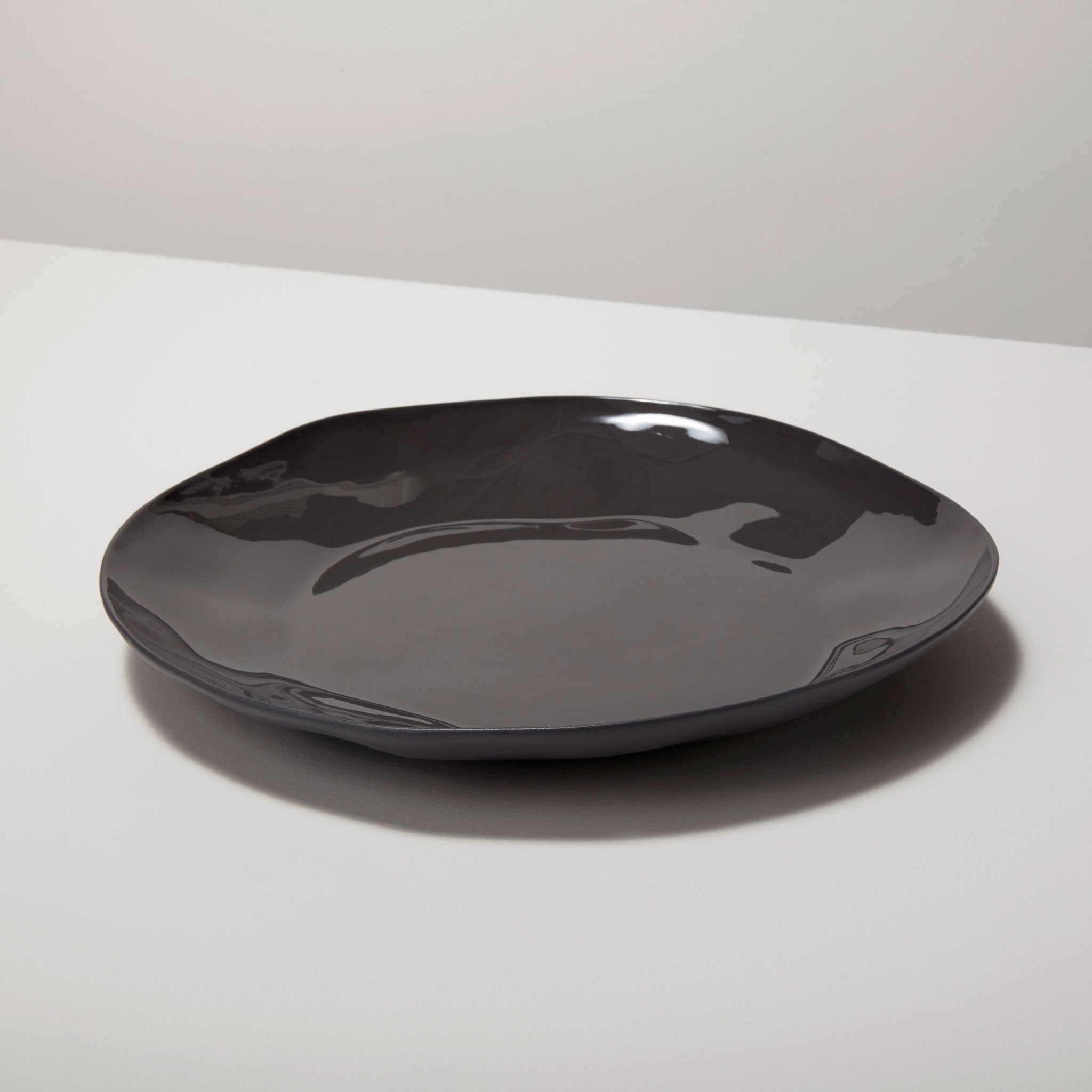 Tam Stoneware Dinner Plate, Slate, Set of 4