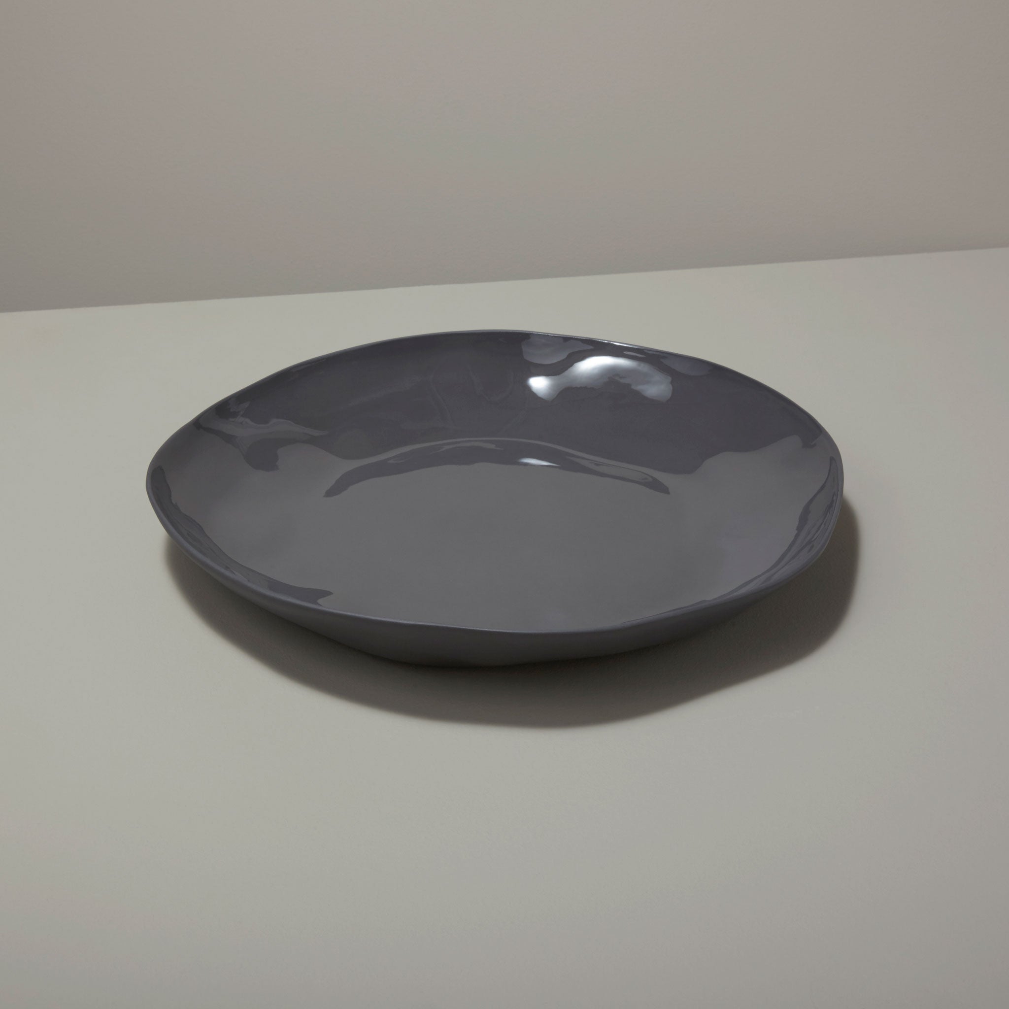 Tam Stoneware Gia Platter, Slate