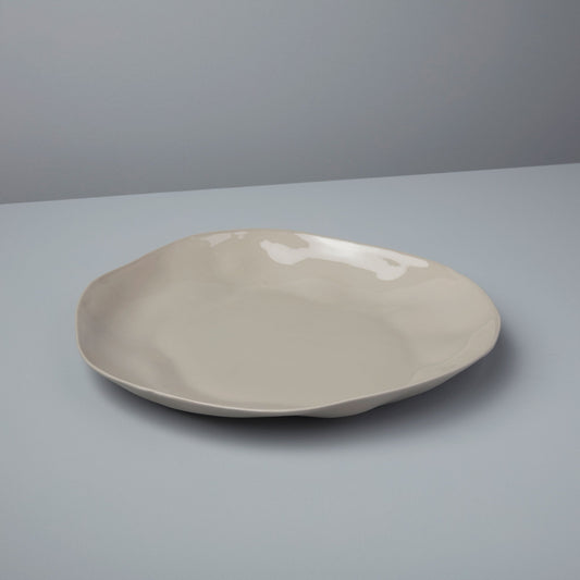 Tam Stoneware Gia Platter, Sterling
