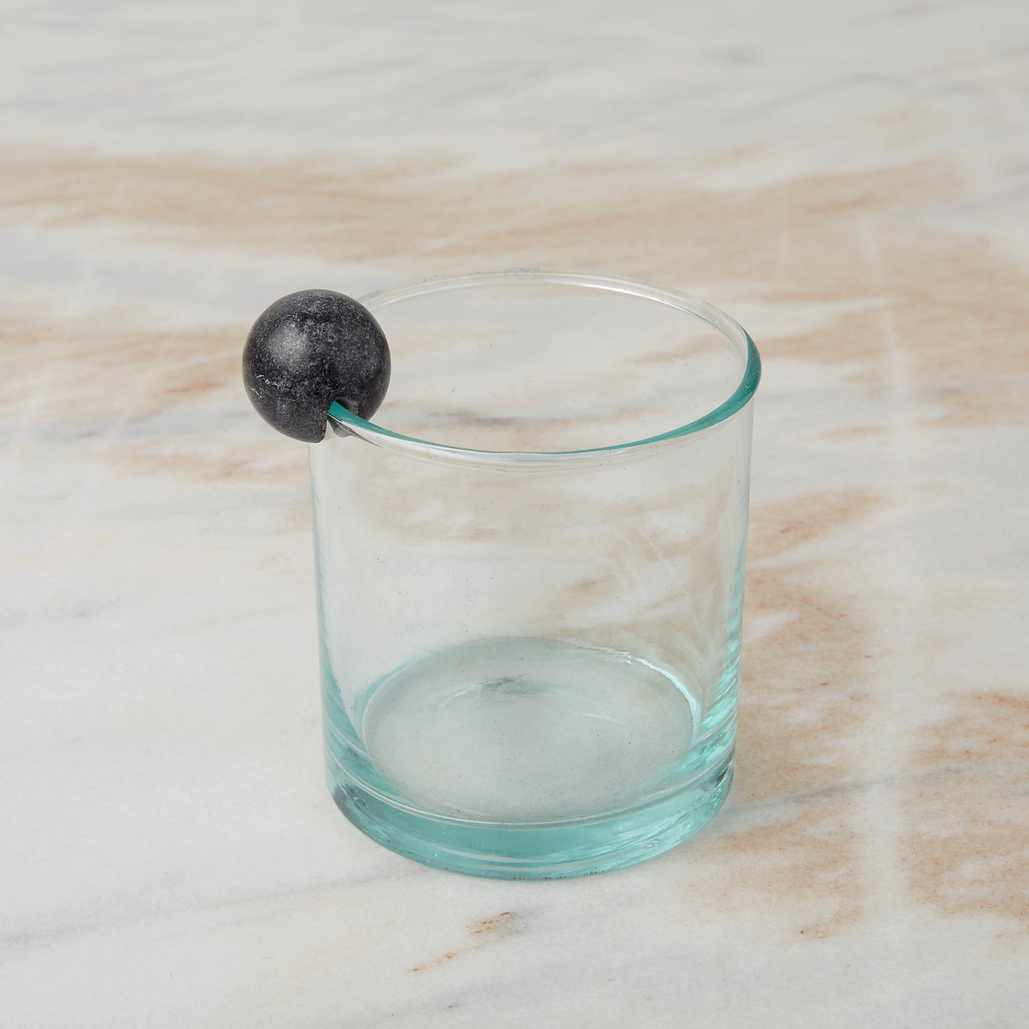 Assorted Marble Orb Drink Charm