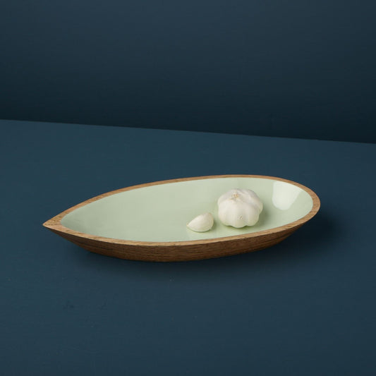 Madras Oval Bowl, Sage