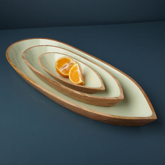 Madras Oval Bowl, Sage