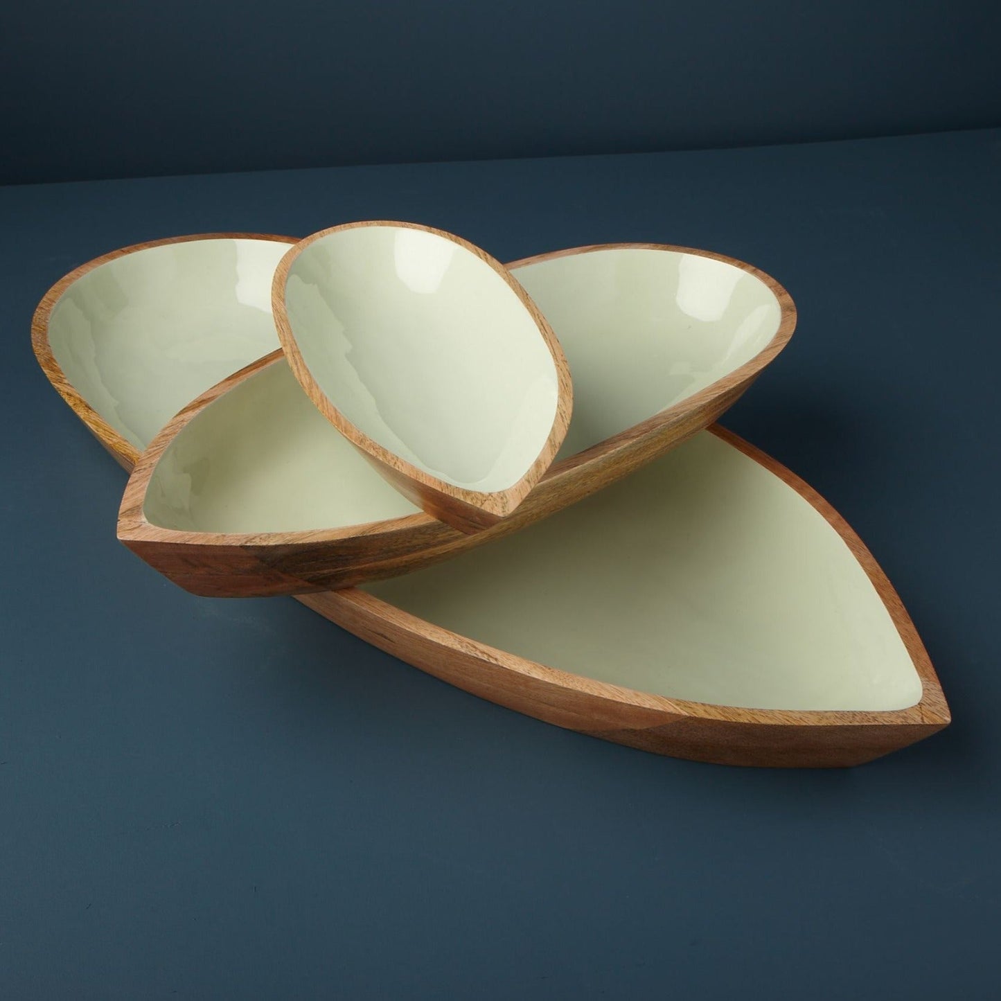 Madras Large Oval Bowl, Sage