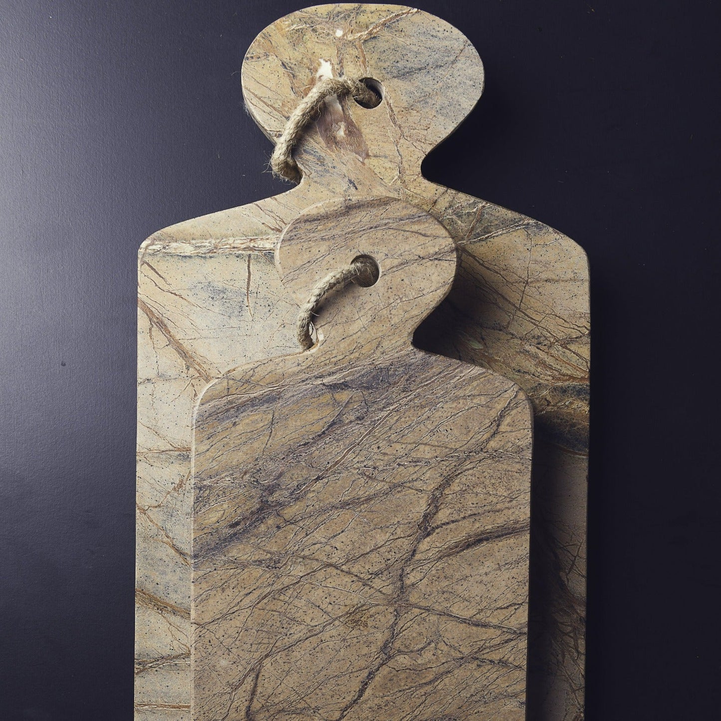 Forest Marble Rectangular Board with Handle, Large