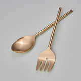 Etched & Hammered Serving Set, Gold