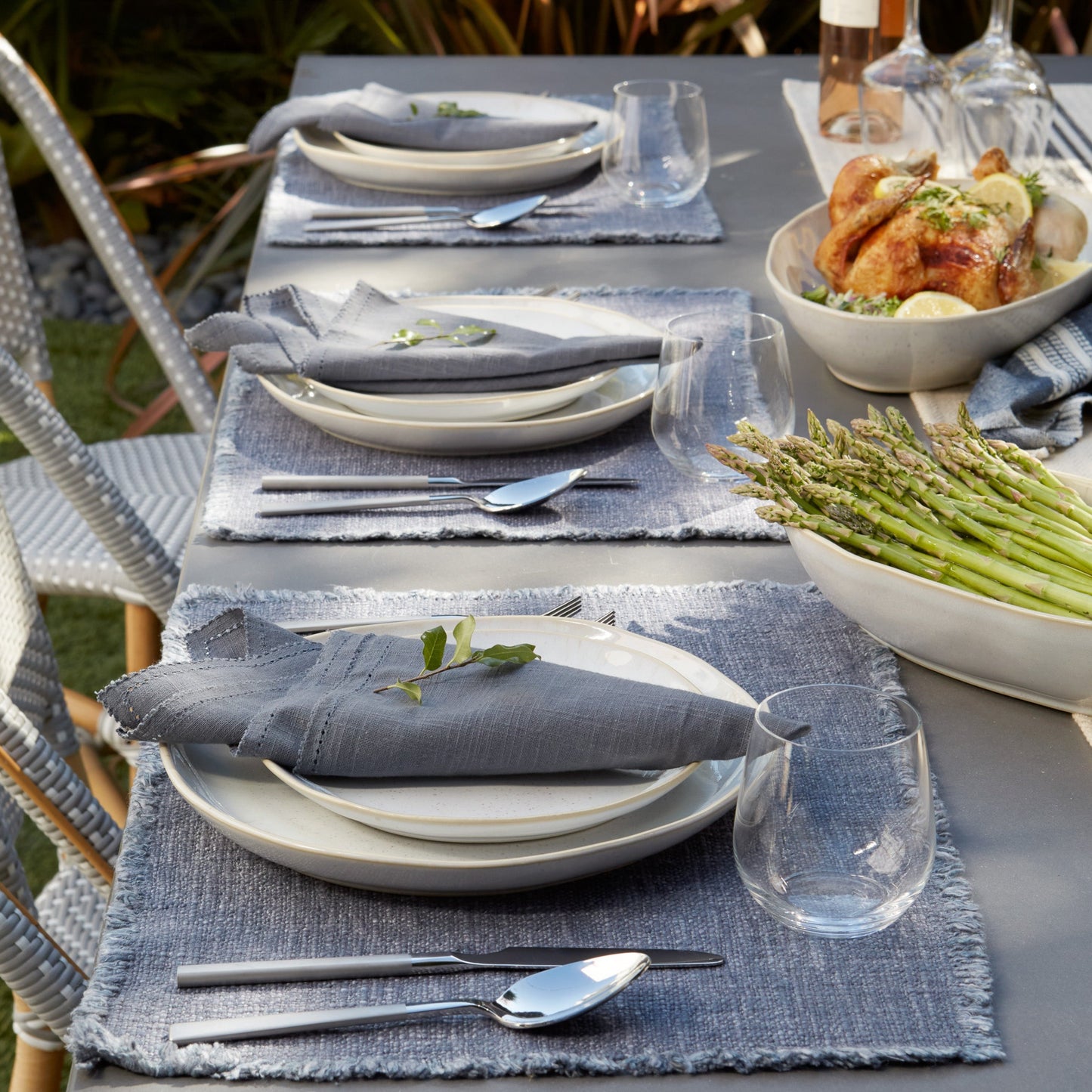 Eivissa Reactive Glaze Dinner Plate,