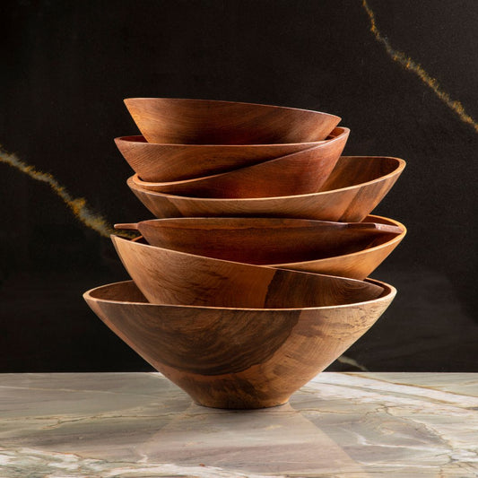 Azucar Cherry Wood Bowl, Small