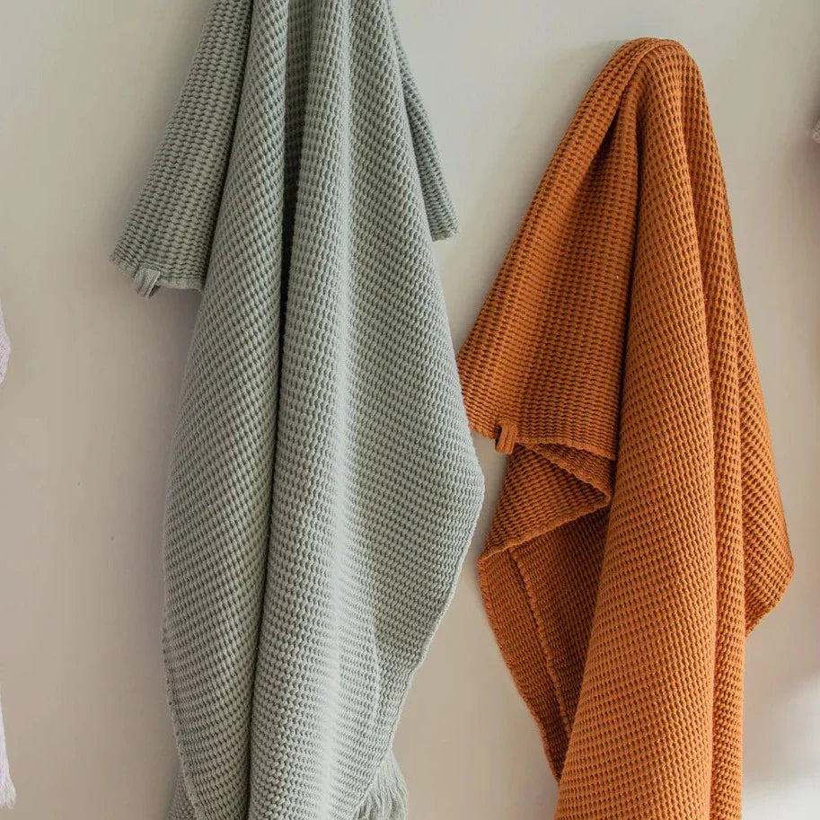 Ella Waffle Bath Towel, Sedona