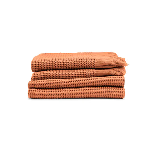 Ella Waffle Bath Towel, Sedona