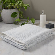 Sullivan Bath Towel, Sterling Blue