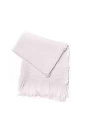 Ella Waffle Hand Towel, White