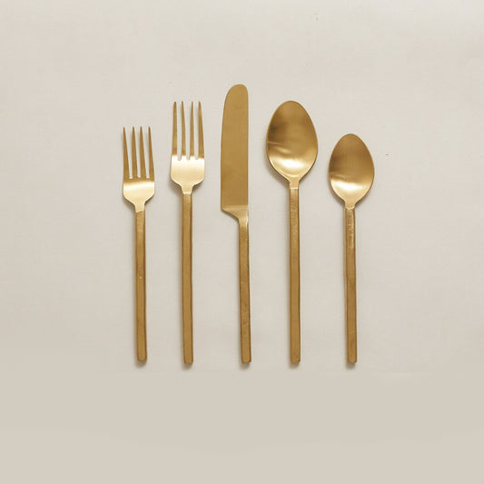 Azura Flatware Set, Gold