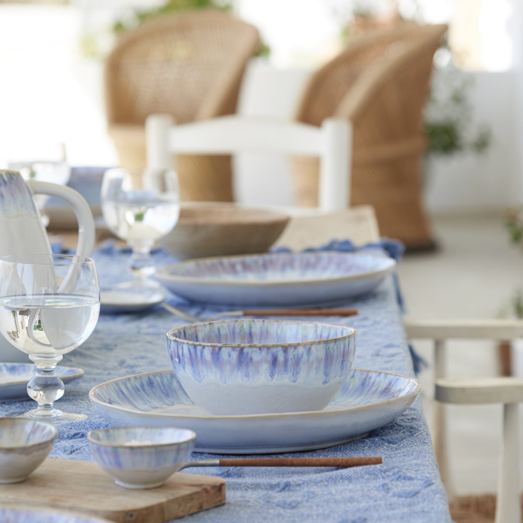 Brisa Soup/Cereal Bowl, Ria Blue, Set of 6
