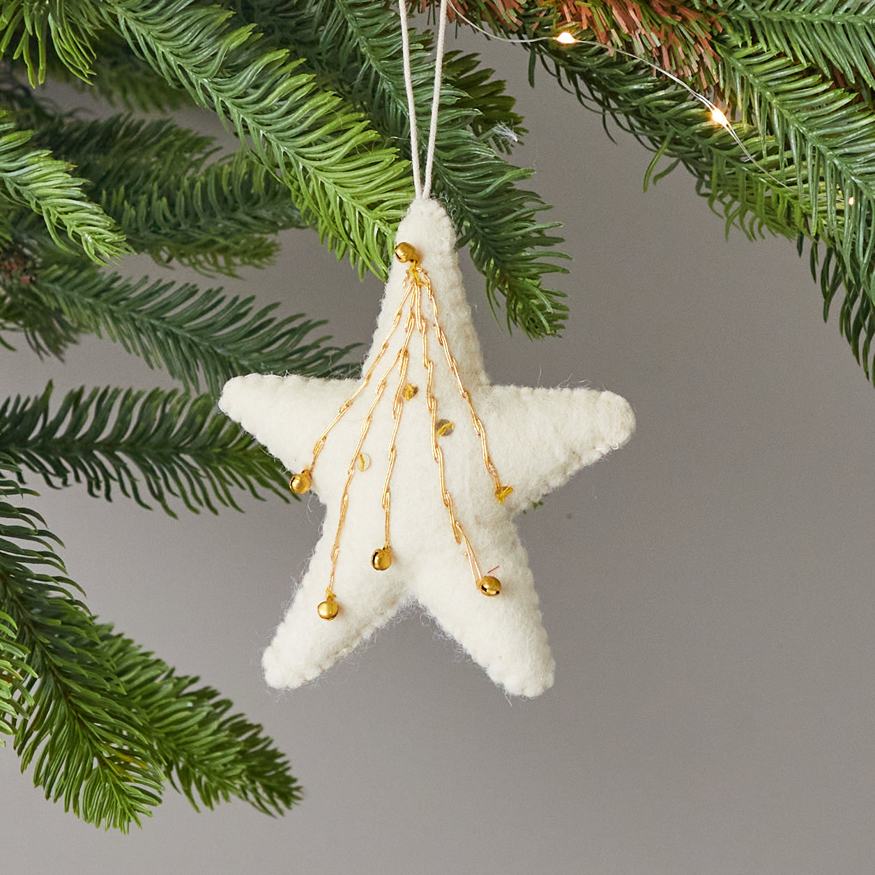 Wool Felt Star Ornament