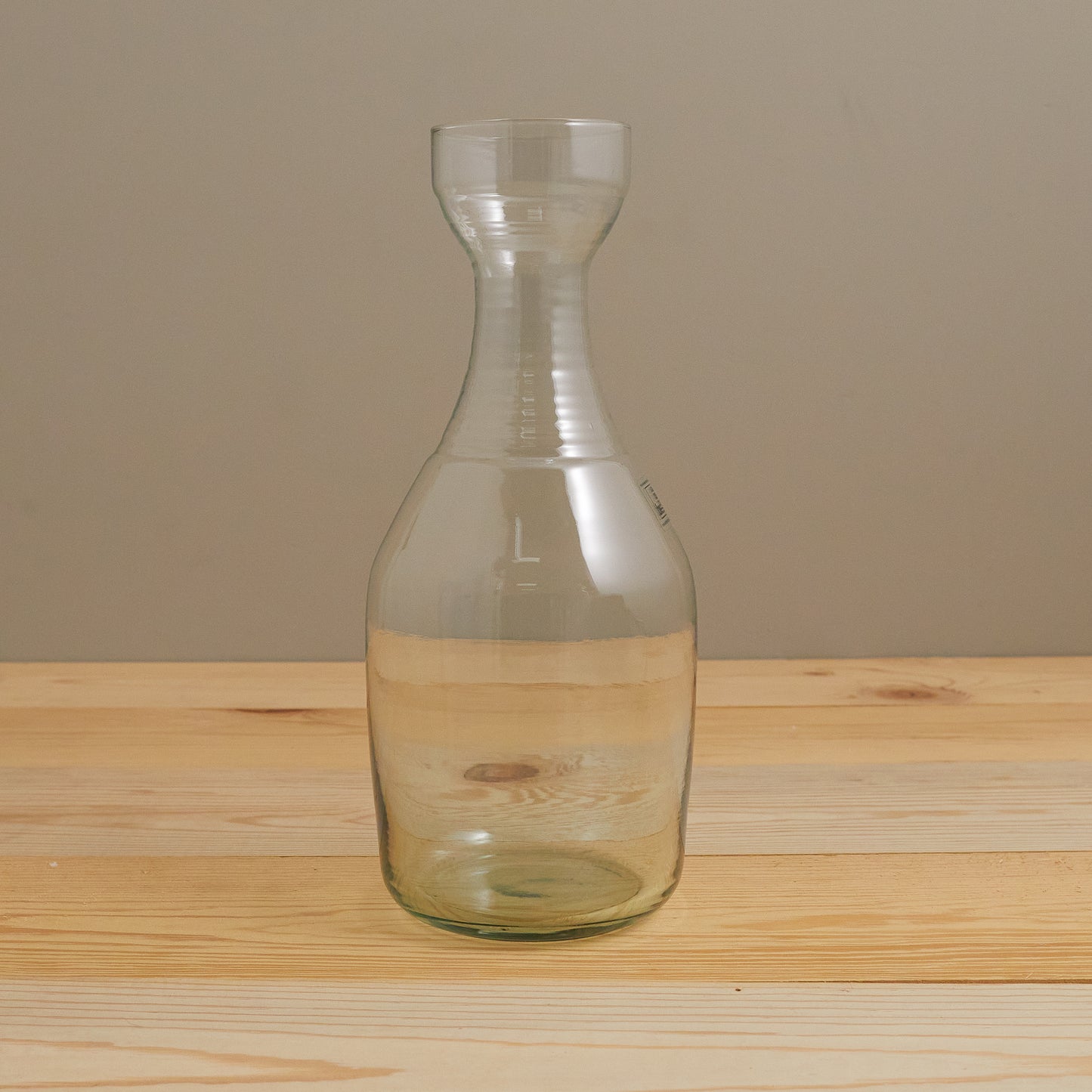 Recycled Glass Ripple Carafe Set, Large