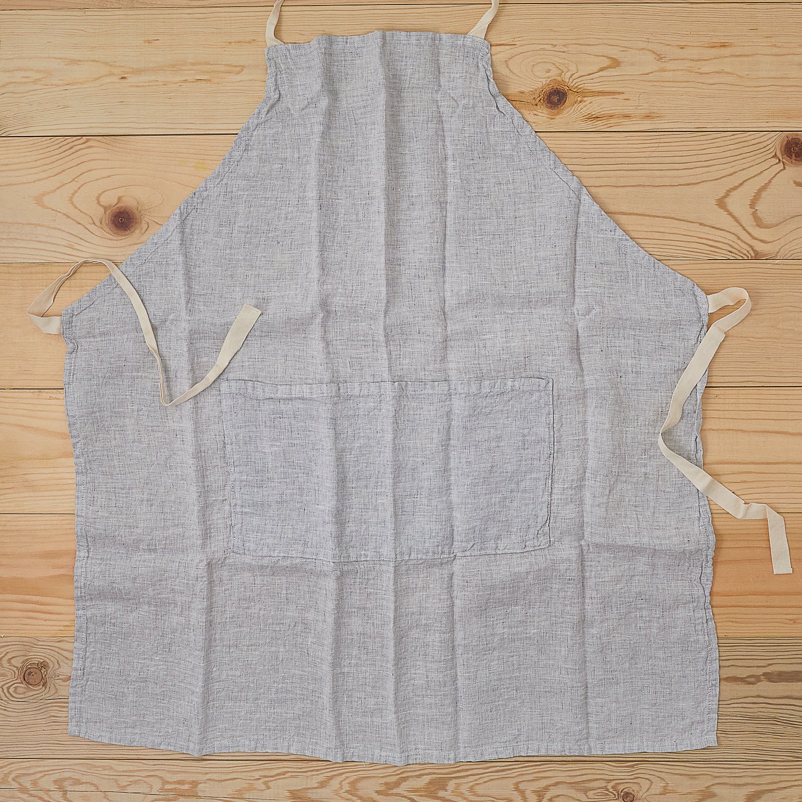 Carmela Kitchen Apron, Light Blue