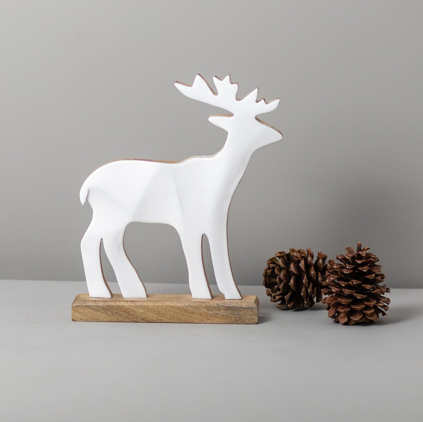 Mango Wood & Enamel Reindeer, Large