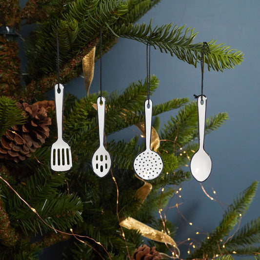 Outline Enamel Mixing Spoon Ornament