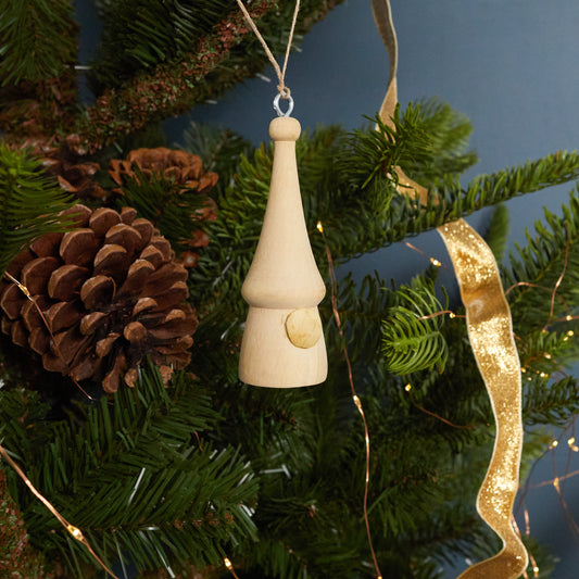 Pine Gnome Ornament, Set of 4