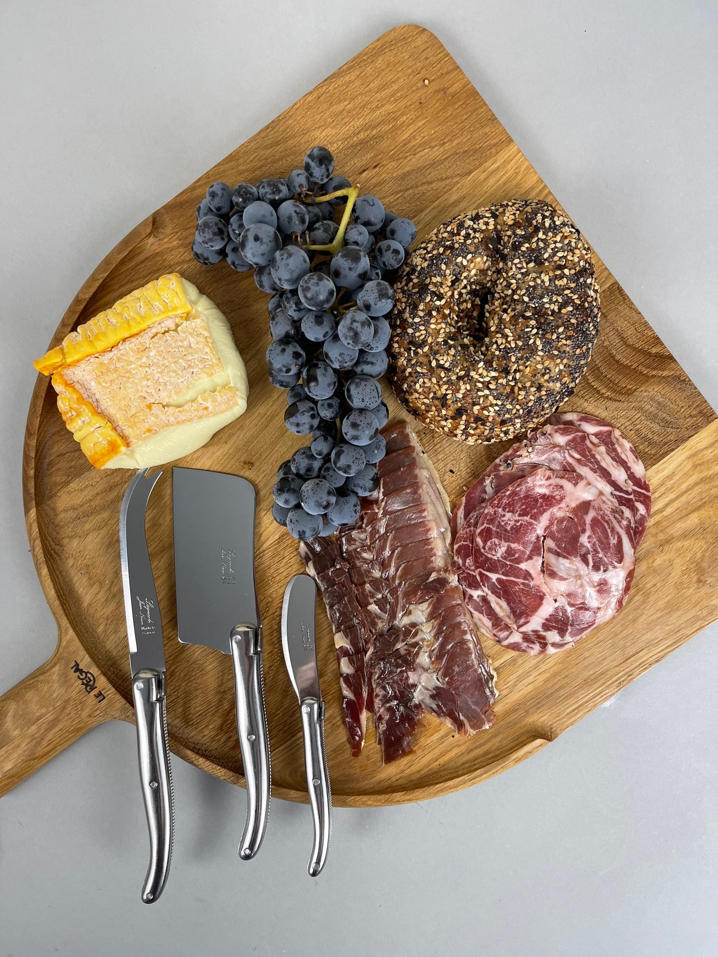 Laguiole Large Cheese Cutter Platine -   Stainless Steel