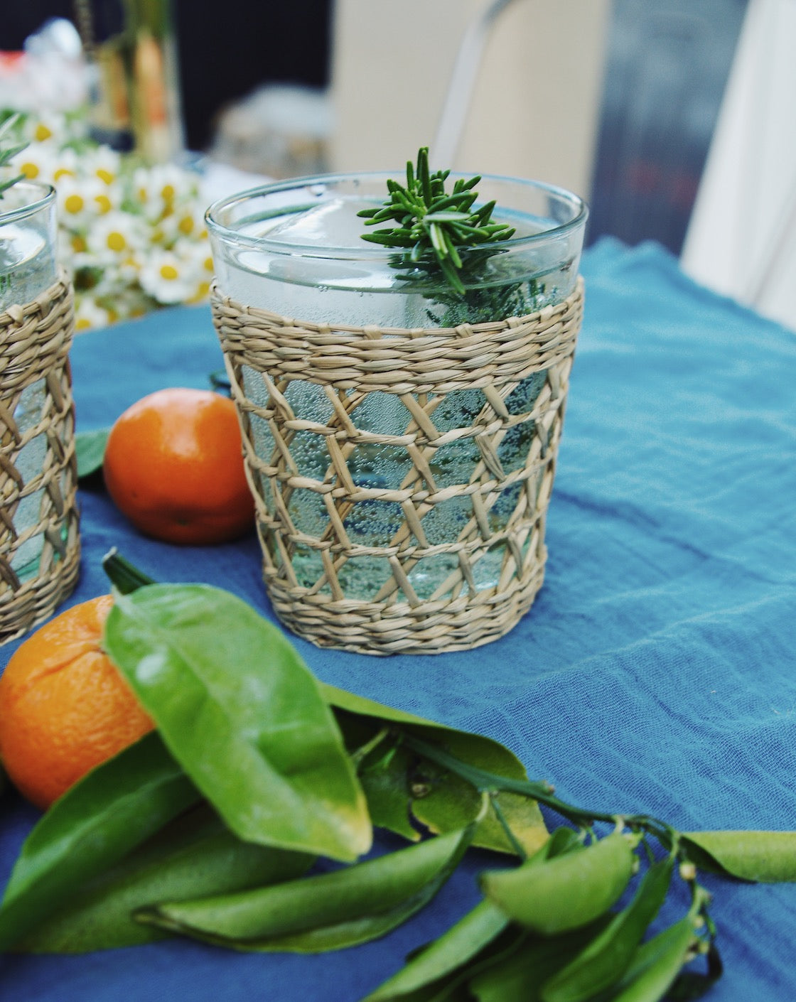 Seagrass Cage Tumbler Set of 4