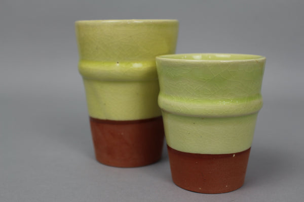 Terracotta Cups Pale Yellow Medium (Set of 2)