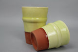 Terracotta Cups Pale Yellow Large (Set of 2)