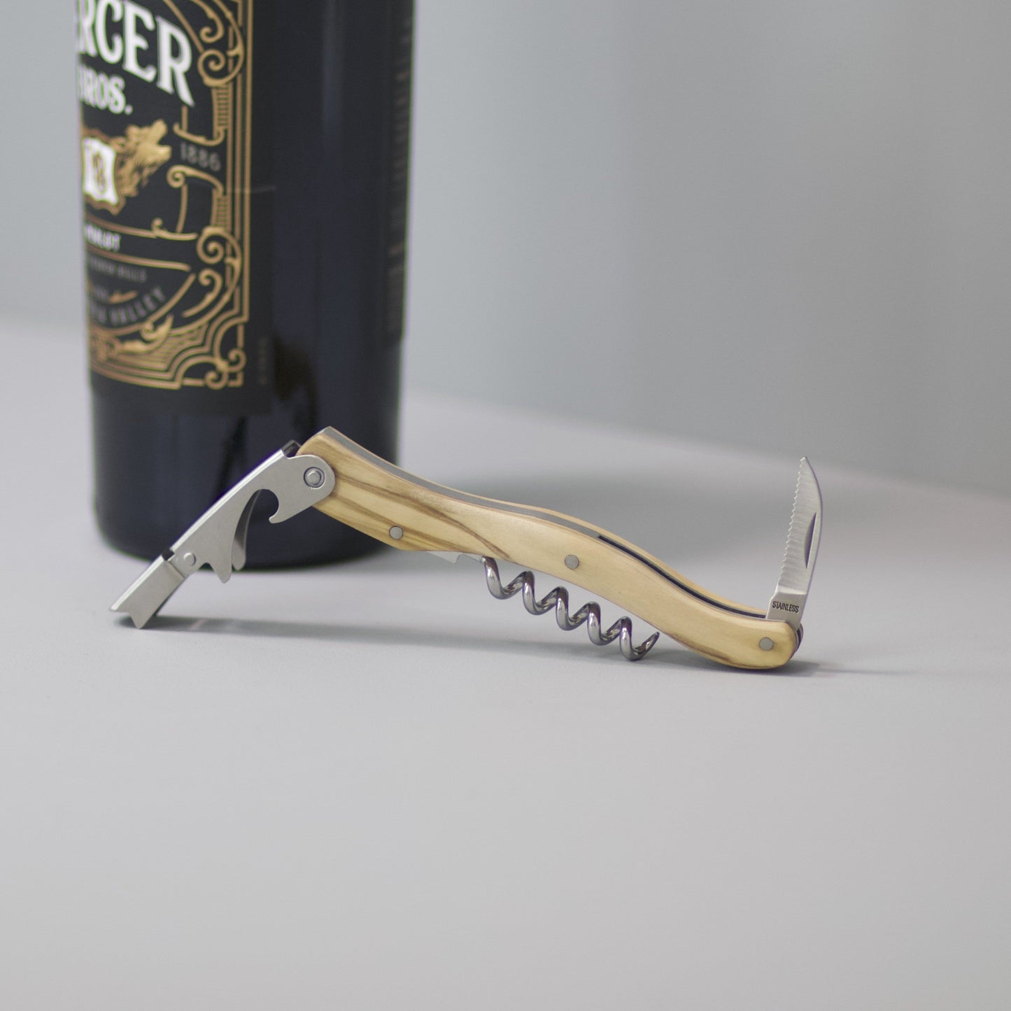Olive-wood Corkscrew